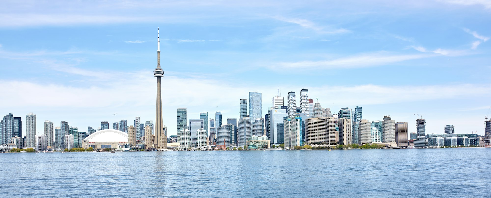 Toronto skyline seen from the lake