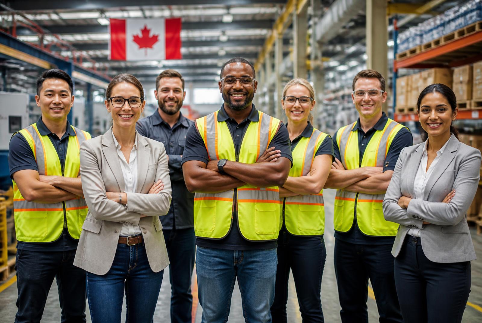 Diverse team of skilled and office workers placed across the GTA
